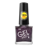 Лак для ногтей  KIKI Gel effect тон 087 темно-лиловый 4673746082980