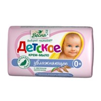 ВЕСНА Детское увлажняющее (с овсяным молочком) 90г крем-мыло 4601313011699