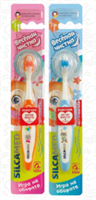 SILCAMED Зубная щетка   Детская   Веселая чистка 3+ Микс 4607075002920