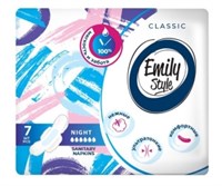 Emily STYLE CLASSIС прокладки  Ультратонкие  NIGHT 7шт 4620739982864