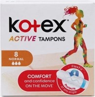 Тампоны гигиенические  КОТЕКС НОРМАЛ Active  8шт 5029053564517