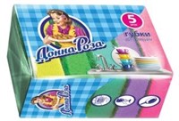 Губки для посуды Донна Роза поролоновые 5 штук 4601892006413