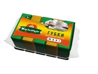 Губки для мытья посуды Кузьмич MAXI 5 штук 4605529001741