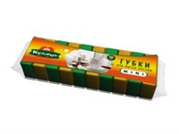 Губки для мытья посуды Кузьмич Mini 10 штук 4605529001734