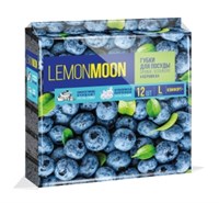 LEMON MOON ЧЕРНИКА губки для посуды КРУПНОПОРИСТЫЕ 96х64х33 12шт (6) 4610093081600