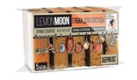 LEMON MOON RETRO АБРИКОС губки для посуды КРУПНОПОРИСТЫЕ 100х71х36 5шт (10) 4610093081044
