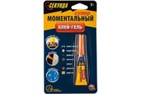 Клей-гель моментальный СЕКУНДА, 3 г отрывная мультикарта 12 шт 4606055943970