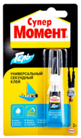 Клей Момент Гель универсальный секундный 3 г 4600611212371
