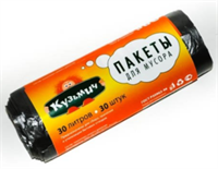 Пакеты для мусора Кузьмич 30 л 30 штук 4606440094058