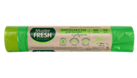 Master FRESH пакеты д/ мусора с завязками 60л 10шт биоразлагаемые (салатовые) 14мкм 4620739980204