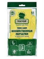ТЕХТОР  Перчатки хозяйственные Turbo Clean c х/б напыл.,( М) 4607135110817
