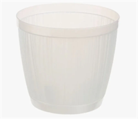 Горшок для цветов InGreen BARCELONA 1,8л, D155мм белый 4690231330296