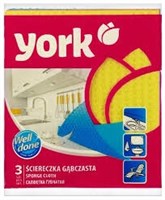 Салфетки губчатые York 3 штуки 5903355000099
