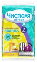 Салфетки для уборки Чистюля Неделька 7 штук 4601892008417