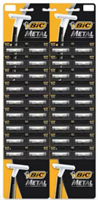 Станок для бритья одноразовый Bic Metal для жесткой щетины, 36шт 3086126726670