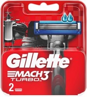 Сменные кассеты для бритья Gillette Mach3 Turbo 2 штуки 3014260275143