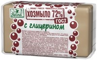ВЕСНА Хозмыло 72% ГОСТ(с глицерином) 140г 4601313010432