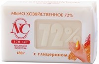 Хозяйственное мыло Невская Косметика 72% с глицерином 180 г 4600697111452