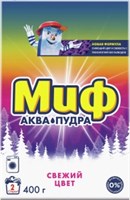 Стиральный порошок Миф Свежий цвет автомат 400 г 5413149109858