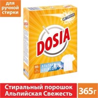 Стиральный порошок Dosia Альпийская свежесть для ручной стирки 365 г 5903267306173
