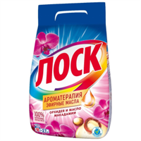 Стиральный порошок Лоск Автомат Ароматерапия Орхидея и Масло Макадамии  2,7 кг 9000101523201
