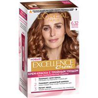 Краска для волос L'Oreal Paris Excellence тон 6,32 золотистый темно-русый 3600523781294