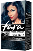 Краска для волос Fara Classic тон 501а Иссиня-черный 4607014950862