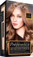Краска для волос L'Oreal Paris Preference тон 7.1 Исландия Пепельный русый 3600523948437