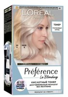 Краска для волос L'Oreal Paris Preference  Кислот.ТОНЕР  плат.блонд 3600524128784