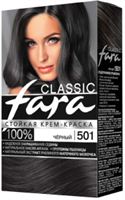 Краска для волос Fara Classic тон 501 Черный 4607014958783