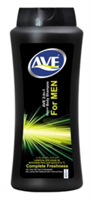 AVE Шампунь-гель для душа 2 в1 мужской  (совершенная свежесть), 400мл. 6260010540994