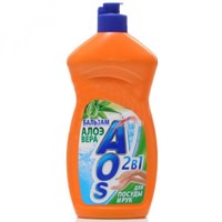 Средство для мытья посуды AOS Алоэ Вера 450 мл 4604049095650