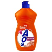 Средство для мытья посуды AOS Бальзам 2в1 450 мл 4604049095438