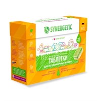 Таблетки для мытья в посудомоечной машине Synergetic 25 штук 4607971450535