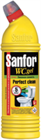 Чистящий гель для унитаза Sanfor WC gel Лимонная свежесть 750 г 4602984002771