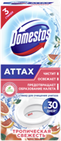 Стикер для очищения унитаза Domestos Тропическая свежесть 30 г 4605922011743