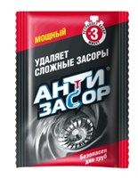 АНТИЗАСОР МОЩНЫЙ гранулированное средство для удаления засора в трубах 70 г 4601892010311
