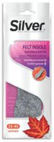 Стельки для обвуи Silver Осень-Зима с войлоком 33-45 размер 8690757000570