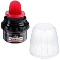 Крем для обуви Эффектон Люкс с губкой Черный 50 мл 4607007501149