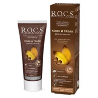 Зубная паста  R.O.C.S.  Кофе и Табак, 74 гр 4607034470623