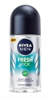 Дезодорант-антиперспирант шариковый Nivea Men Fresh Kick 50 мл 4005900840776