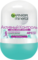 Дезодорант роликовый Garnier Mineral Активный контроль Защита в экстремальных условиях Жара, спорт, 3600540791917
