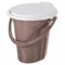 ВЕДРО-ТУАЛЕТ "ЛОТОС" 19Л (Темно-бежевый) 4607016814285